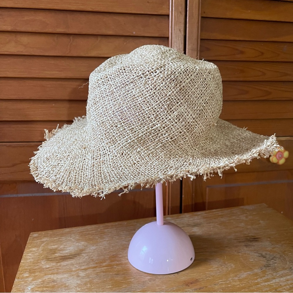 Lack of Color Sunnydip Fray Boater Hat. Size M Women